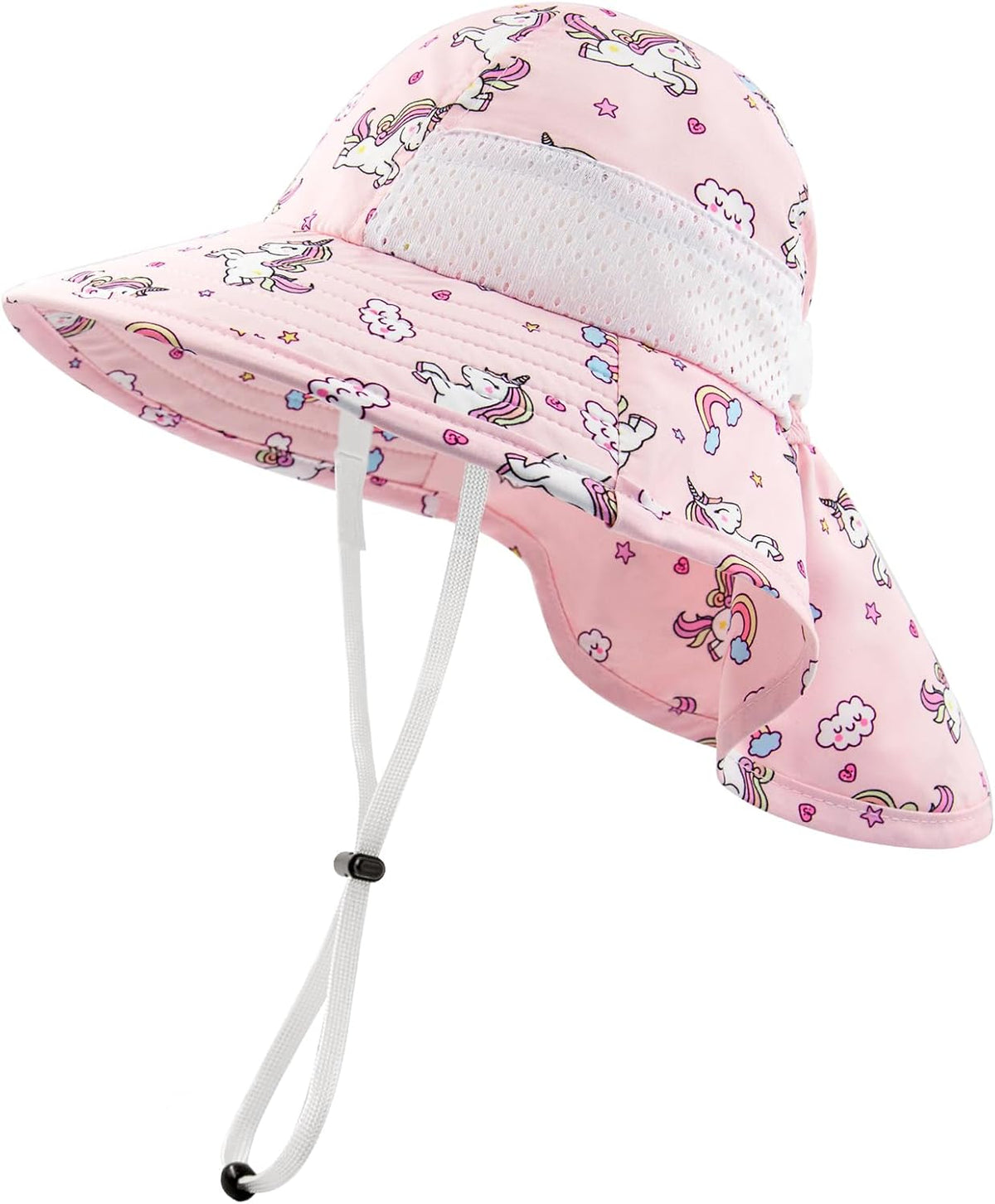 XIAOHAWANG Girls Sun Hat Baby Beach Hats Boys UPF 50+ Kids Summer Protection Cap Toddler Breathable