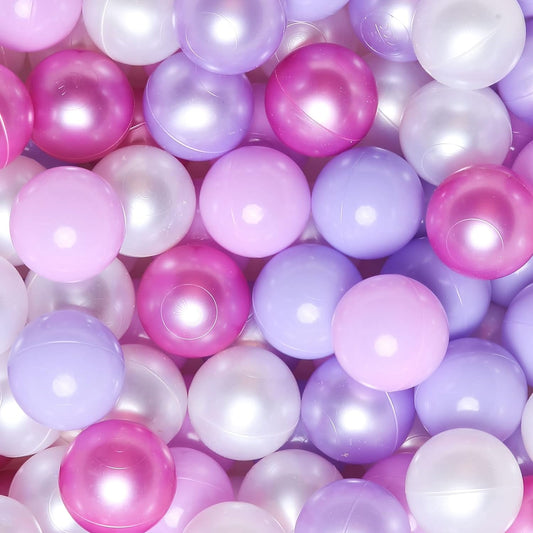 GOGOSO Ball Pits Balls for Toddlers Pack of 50 100 200 Plastics Shape Ball Non-Phthalate Non-BPA