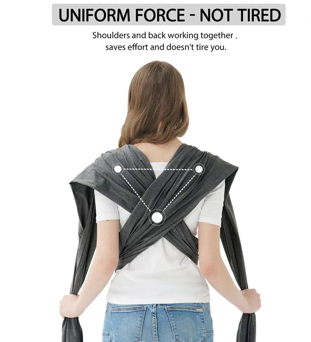 Baby Wraps Carrier, Jeroray Baby Carrier,Hands Free Infant Carrier