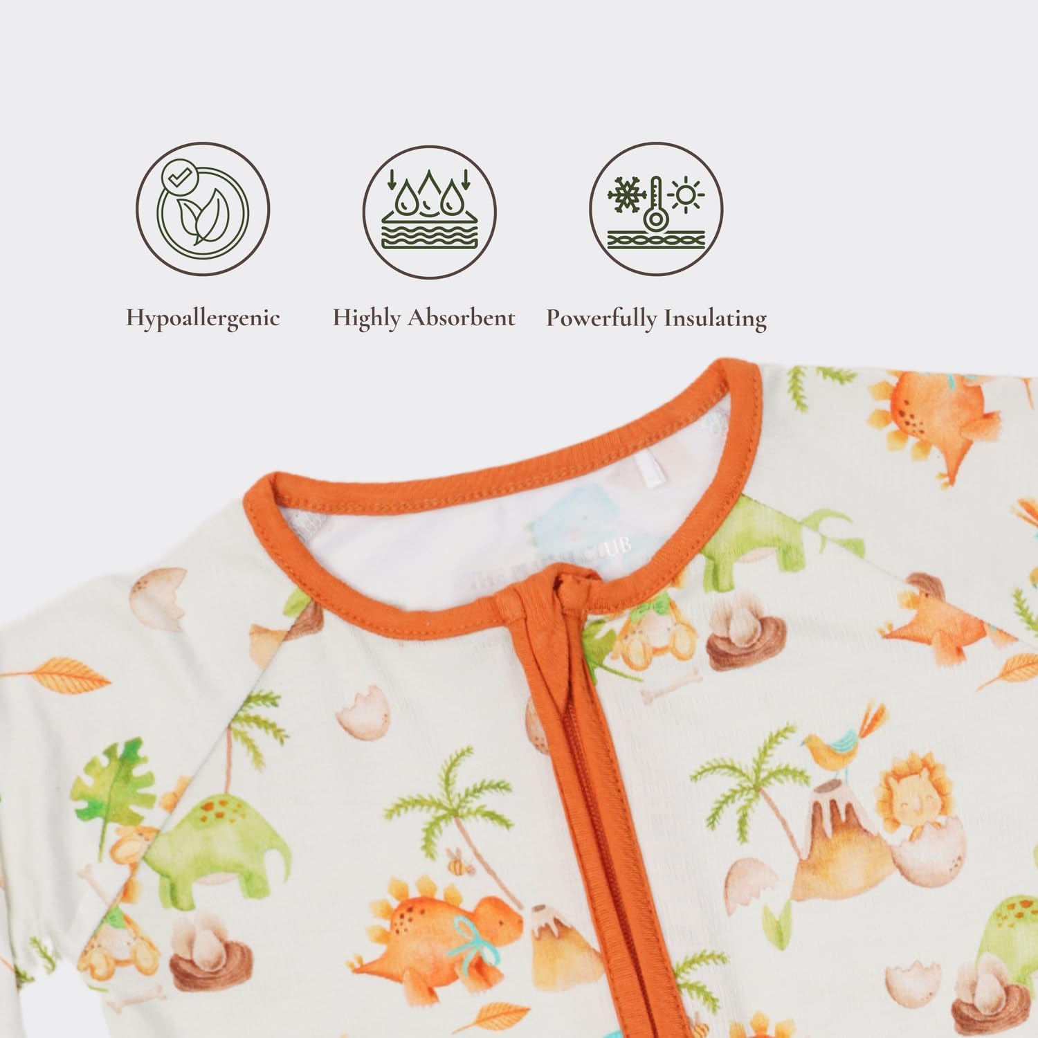 Baby Romper Long Sleeves for 3-24 Month Boys & Girls | 95% Bamboo Viscose Baby Rompers Two-Way