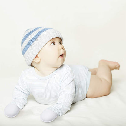 9 Pairs Newborn Baby Boys Girls Mittens 0-6 Months Infant Toddler Mittens No Scratch Solid Color