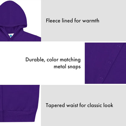 Creative Knitwear College Baby Snap Hooded Jacket - Team Logo, Multiple Colors, for Boys & Girls
