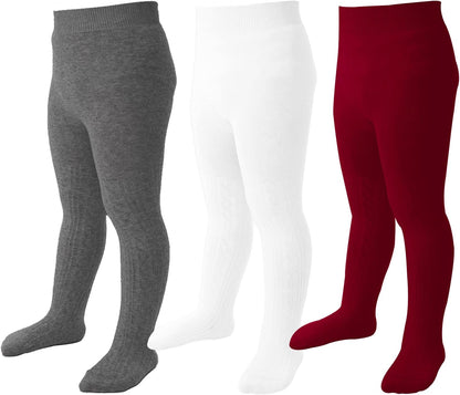 Mini angel Baby Tights Toddler Girl Tights Seamless Cable Knit Leggings Soft Cotton Stockings