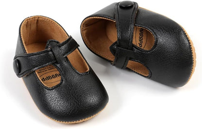 Baby Shoes Mary Jane Flats Non Slip Soft Sole Infant Toddler Sneakers First Walkers Party Christmas