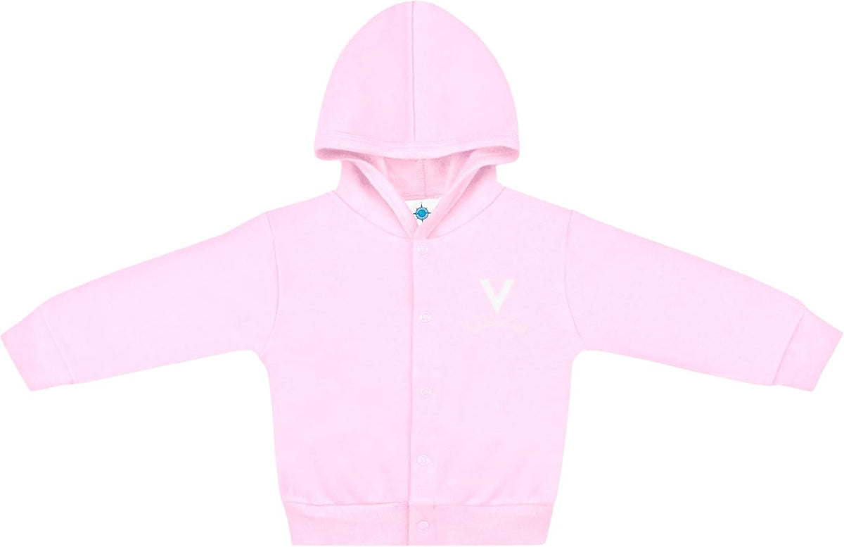 Creative Knitwear College Baby Snap Hooded Jacket - Team Logo, Multiple Colors, for Boys & Girls