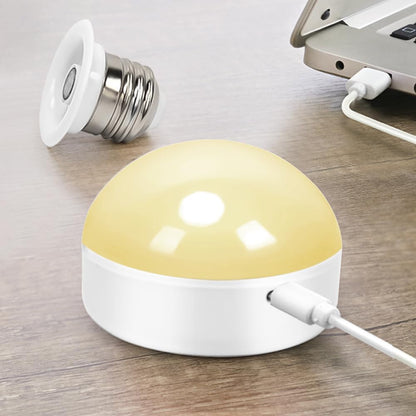 BLUEYE Rechargeable Battery Operated Light Bulb,2Packs,300LM,40W Equivalent,E26 Detachable