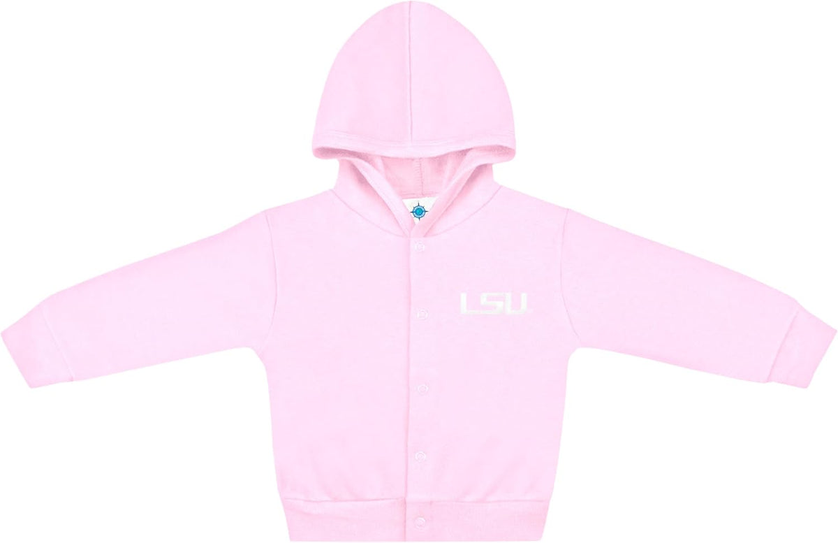 Creative Knitwear College Baby Snap Hooded Jacket - Team Logo, Multiple Colors, for Boys & Girls