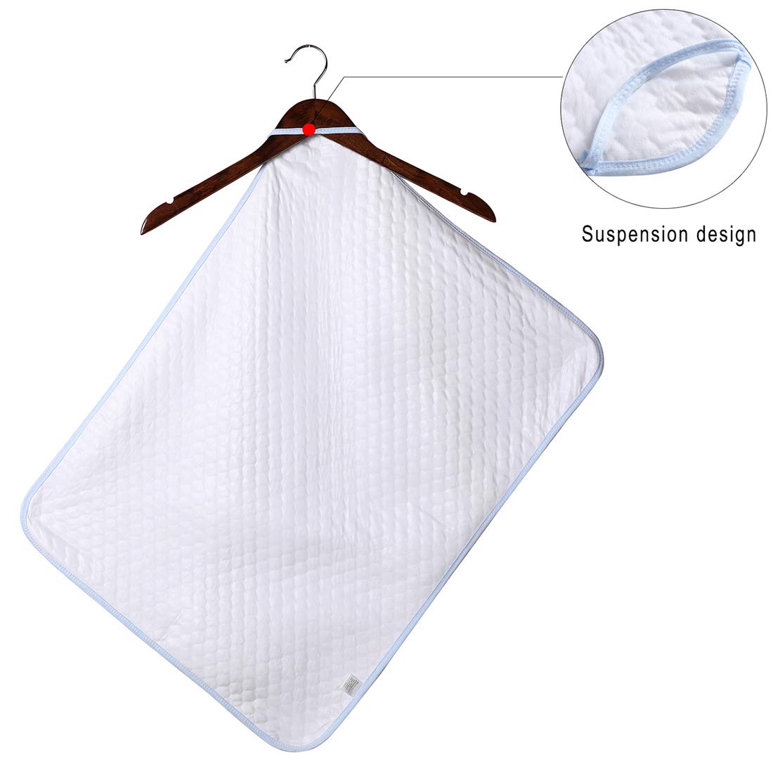 MBJERRY Waterproof Changing Pads Portable - Breathable Leak Proof Mattress Pad Protector Baby