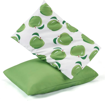 TILLYOU Toddler Pillowcases 13 x 18 Travel Pillow Case 2 Pack, Kids Pillowcases Machine Washable
