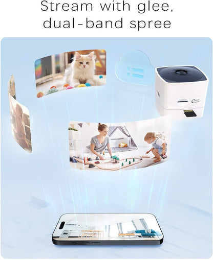 blurams Cameras for Home Security 5GHz, 2K Indoor Camera, Pet Camera with Phone App, AI Motion