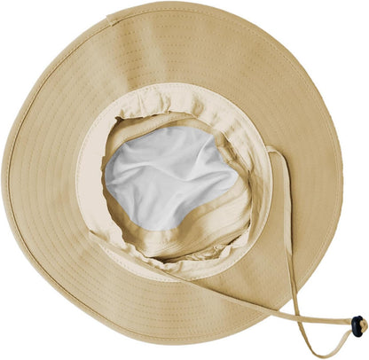 Sun Hats for Men Women Fishing Hat UPF 50+ Breathable Wide Brim Summer UV Protection Hat