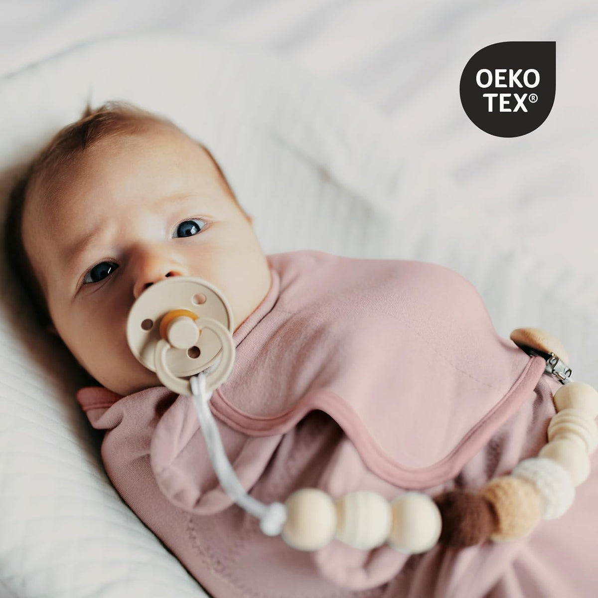 Organic Baby Swaddle Sleep Sacks, 2-Pack Swaddles for Newborns Baby Essentials, Infant 0-3 Months