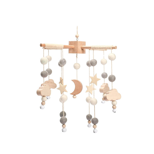 Baby Mobile for Crib | Baby Crib Nursery Mobile Star Moon for Baby Boys and Girls | Boho Nursery