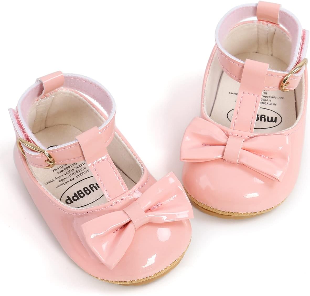 Baby Shoes Mary Jane Flats Non Slip Soft Sole Infant Toddler Sneakers First Walkers Party Christmas