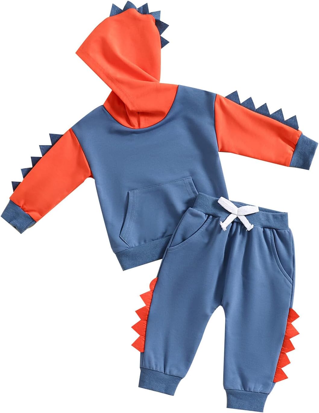 Baby Boy Clothes Toddler Fall Winter Outfits Dinosaur Long Sleeve Hoodies Tops & Jogger Pants