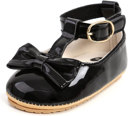 Baby Shoes Mary Jane Flats Non Slip Soft Sole Infant Toddler Sneakers First Walkers Party Christmas