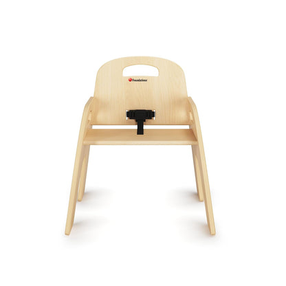 Foundations Simple Sitter Low Wood Feeding Chairs Multipack, Wide No-Tip Base, Adjustable Safety