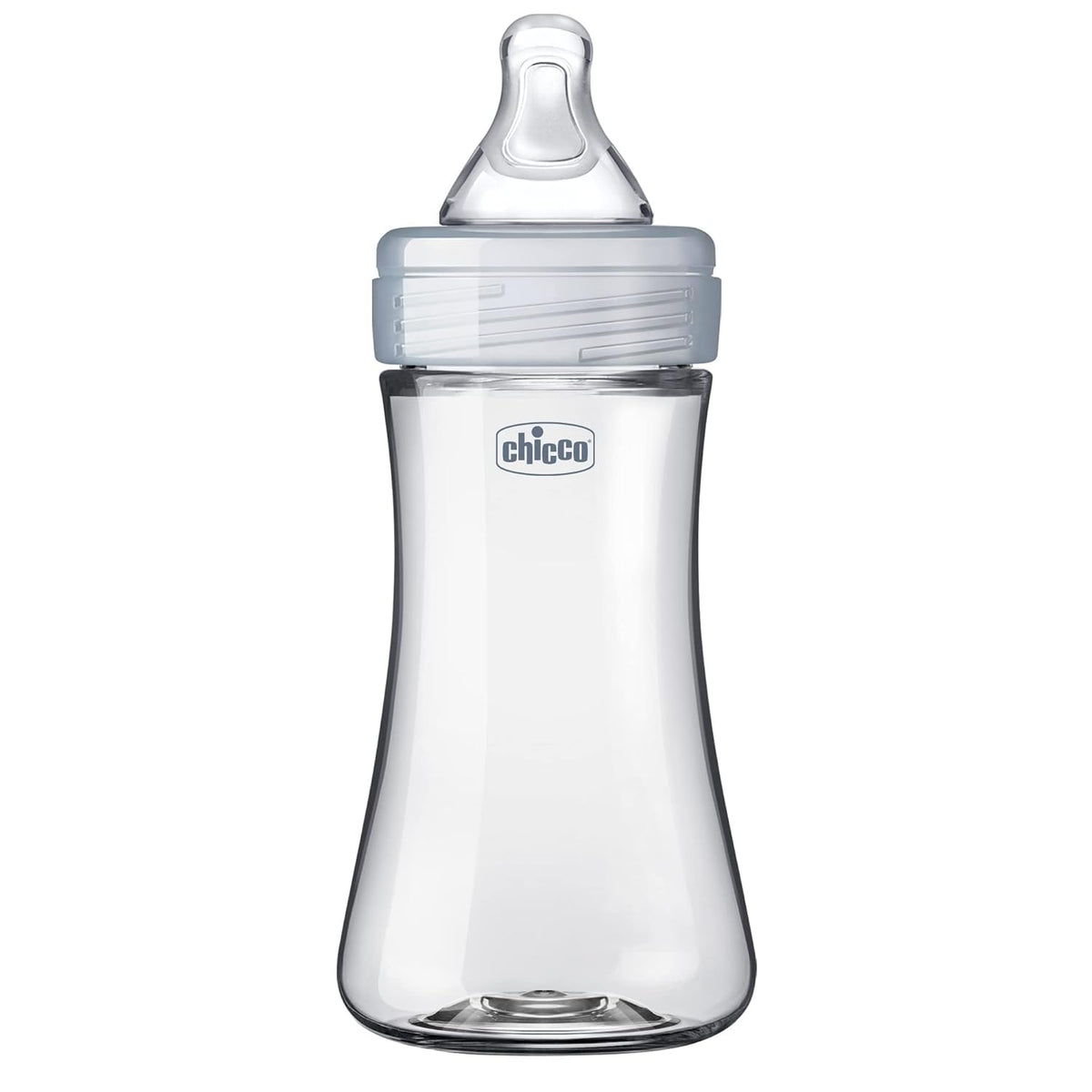 Chicco Duo 9oz. Hybrid Baby Bottle with Invinci-Glass Inside and Plastic Outside | Dishwasher