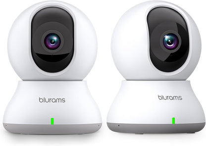 blurams Cameras for Home Security, 2K Indoor Camera 360° Pet Camera with Phone App, Motion