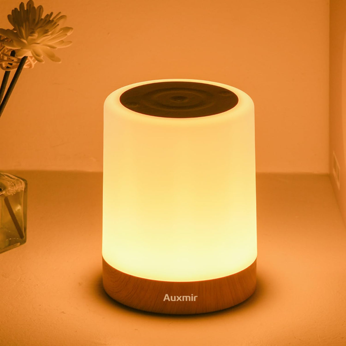 Night Light for Kids Baby, Dimmable Touch Lamp for Nursery, 11 RGB Colors 5 Brightness, Portable