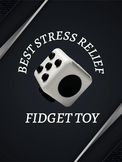 Fidget Gadget Toy - Premium Quality Stress Relief Cube Toy for Adults and Kids - Improve Focus