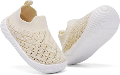 MORENDL Baby Toddler Walking Socks Non-Slip Breathable Unisex Casual Sneakers