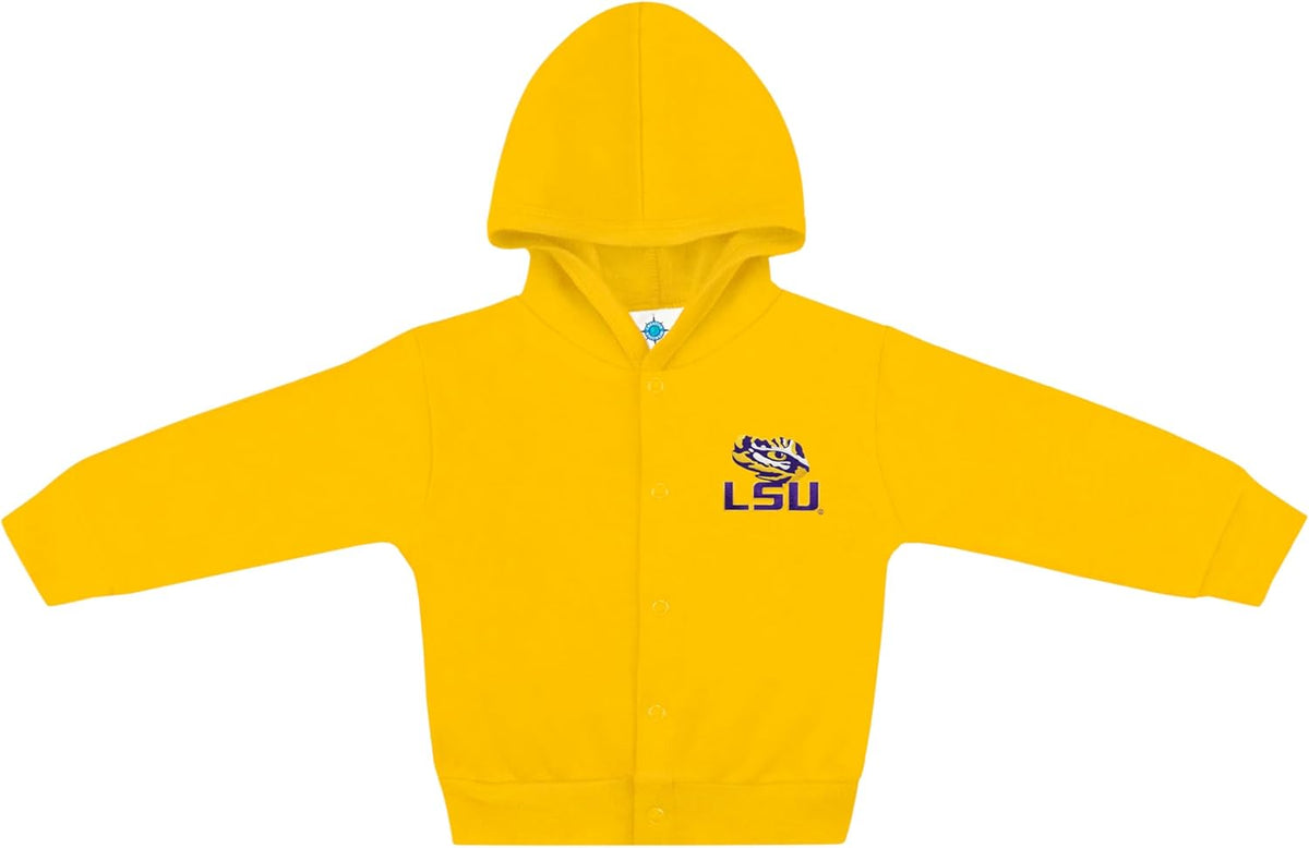 Creative Knitwear College Baby Snap Hooded Jacket - Team Logo, Multiple Colors, for Boys & Girls
