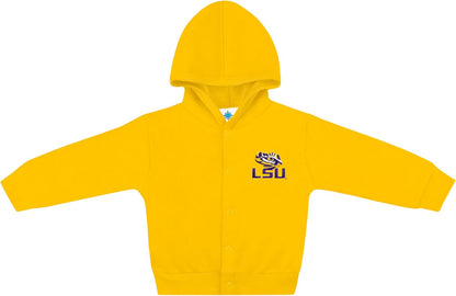Creative Knitwear College Baby Snap Hooded Jacket - Team Logo, Multiple Colors, for Boys & Girls