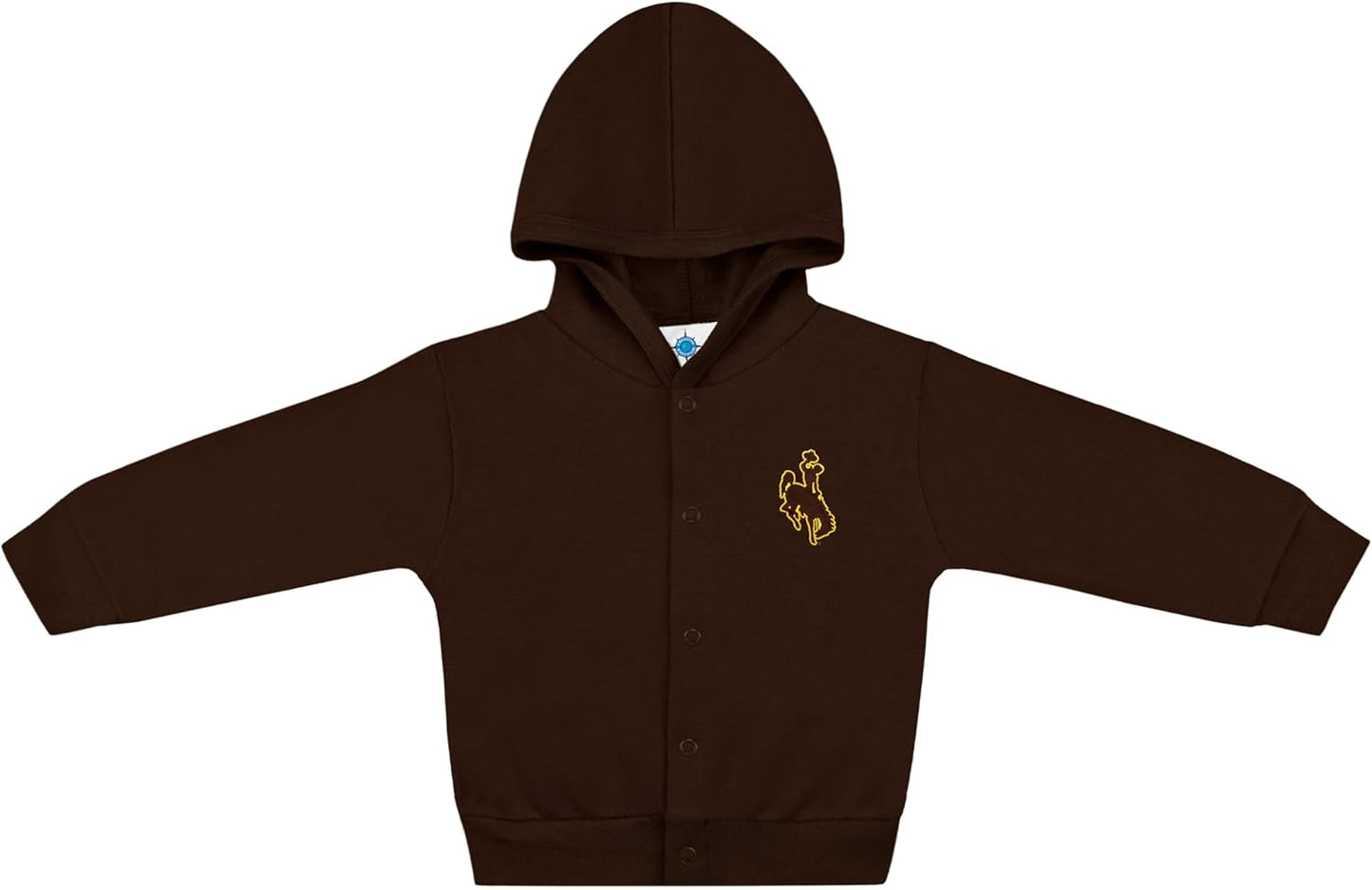 Creative Knitwear College Baby Snap Hooded Jacket - Team Logo, Multiple Colors, for Boys & Girls