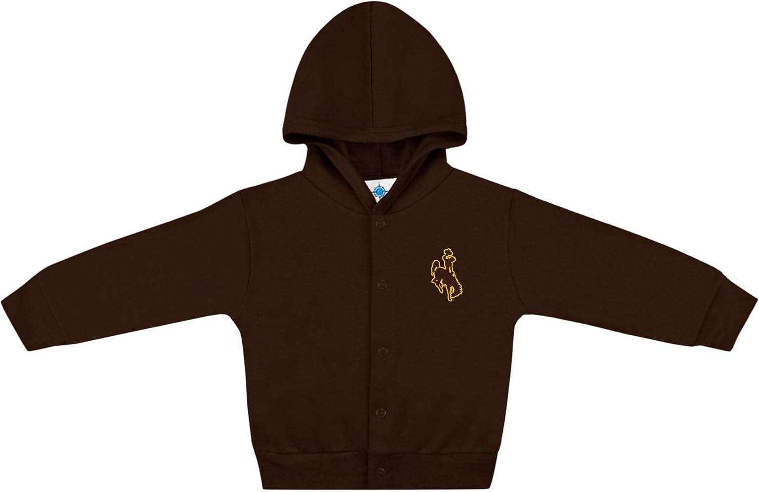 Creative Knitwear College Baby Snap Hooded Jacket - Team Logo, Multiple Colors, for Boys & Girls