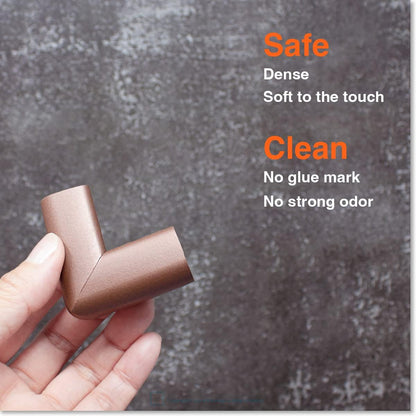 Roving Cove Slim-Fit Corner Protector for Baby Proofing (8 Small Corners), Soft Rubber Foam