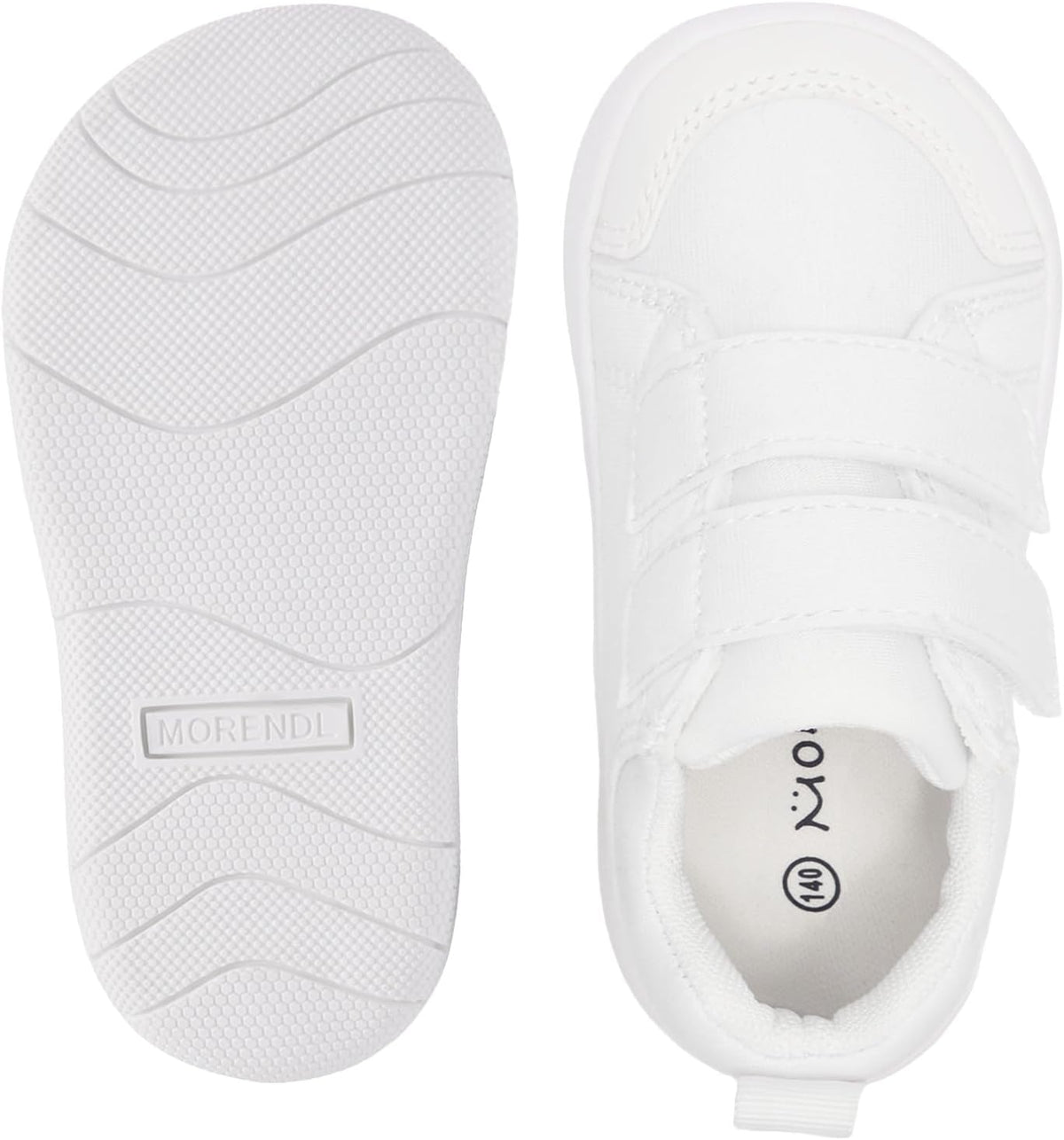 MORENDL Wide Toe Box Shoes Toddler Barefoot Shoes Baby Walking Shoe Boy Girl Non-Slip Zero Drop