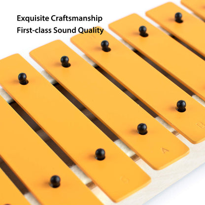 MUSICUBE 13 Keys Xylophone for Kids Wooden Xylophone Musical Instrument with Mallets Glockenspiel