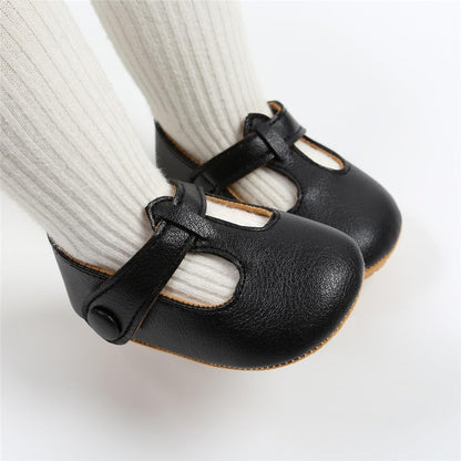Baby Shoes Mary Jane Flats Non Slip Soft Sole Infant Toddler Sneakers First Walkers Party Christmas