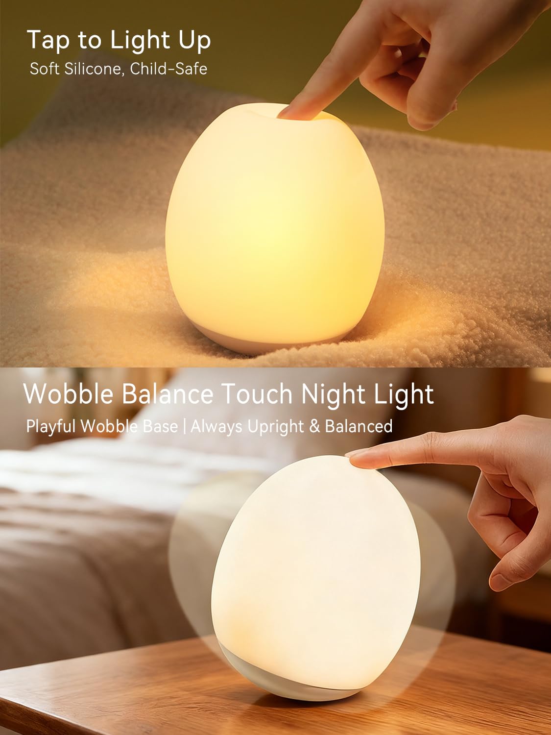 AuroraNiteBeam Night Light for Kids,Egg Night Light for Baby Nursery