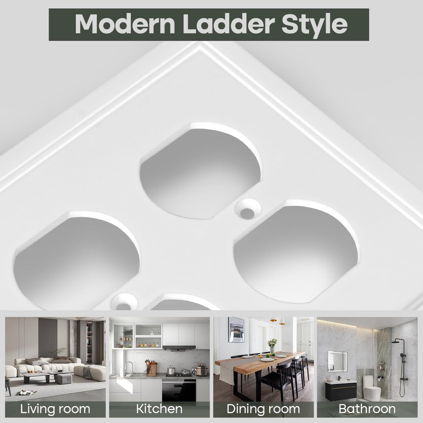 Double Duplex Outlet Cover Wall Plate White Classic Decorative Duplex Receptacle Cover Electrical