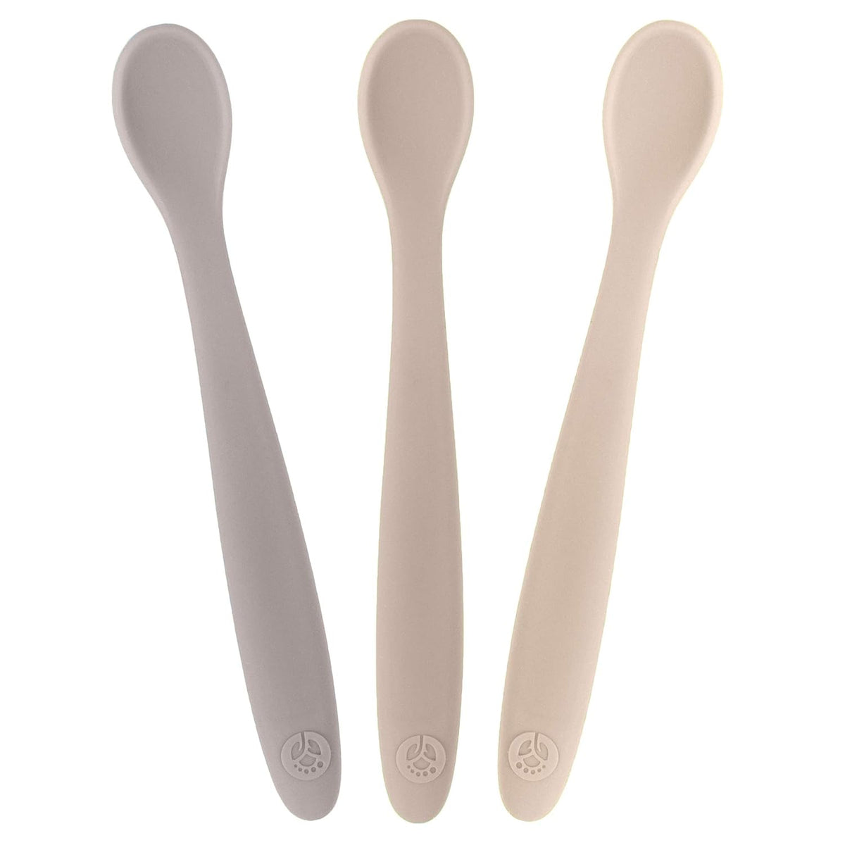 WeeSprout Silicone Baby Spoons - First Stage Infant Feeding Utensils With Soft-Tip, Bendable