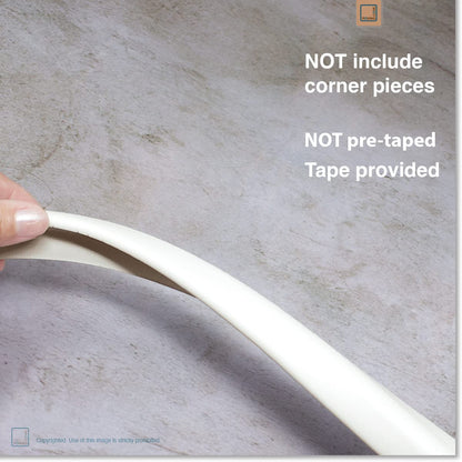 Roving Cove Slim-Fit Edge Protector for Baby Proofing (9ft Small Edge Only), Soft Rubber Foam