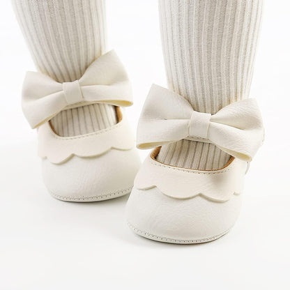 Baby Shoes Mary Jane Flats Non Slip Soft Sole Infant Toddler Sneakers First Walkers Party Christmas