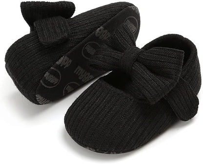 Baby Shoes Mary Jane Flats Non Slip Soft Sole Infant Toddler Sneakers First Walkers Party Christmas