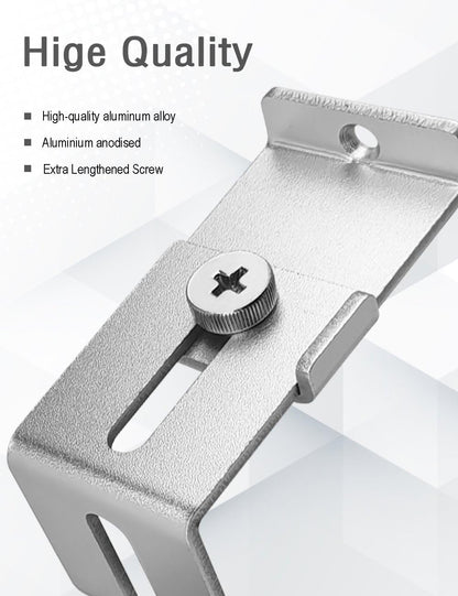 Charger Lock to Outlet, ILIVABLE Adjustable Metal Outlet Lock, Firmly Secures Power Plug from