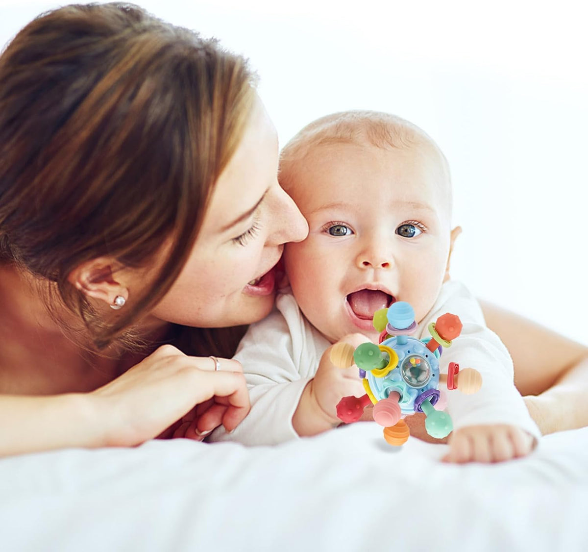 Baby Sensory Toy – Teething Relief & Brain Development for Infants (0–12 Months)