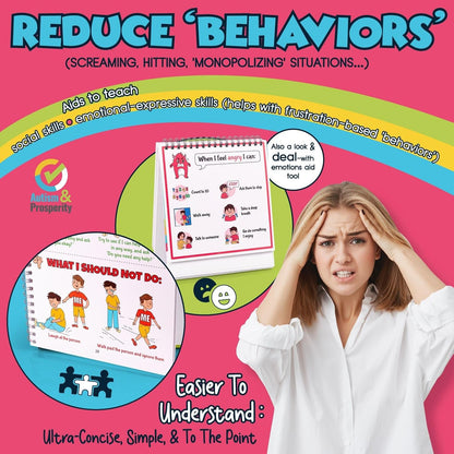 Kids Emotions & Social Life Skills Autistic Children Set ASD Child Boys Girl Teen Learning