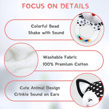 Baby Rattles 0-6 Months Newborn Toys Infant Toys 0-6 Months Rattles for Babies 0-6 Months Baby Toys