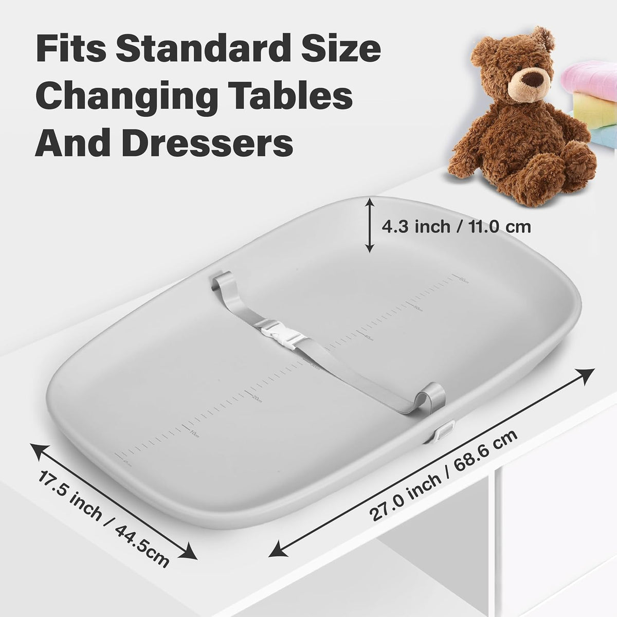 Baby Changing Pad, Soft, Lightweight and Portable, Waterproof and Easy to Clean, Large EVA Cushion