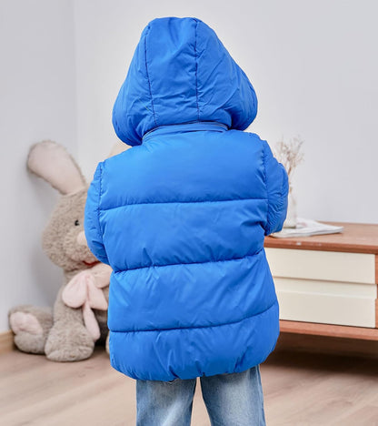 TUONROAD 1-6T Baby Girl Boy Winter Fleece Coats Toddler Warm Puffer Jackets Kids Down Alternative