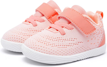 MORENDL Toddler Sneakers Baby Boys & Girls Barefoot Shoes Lightweight Breathable Walking Running