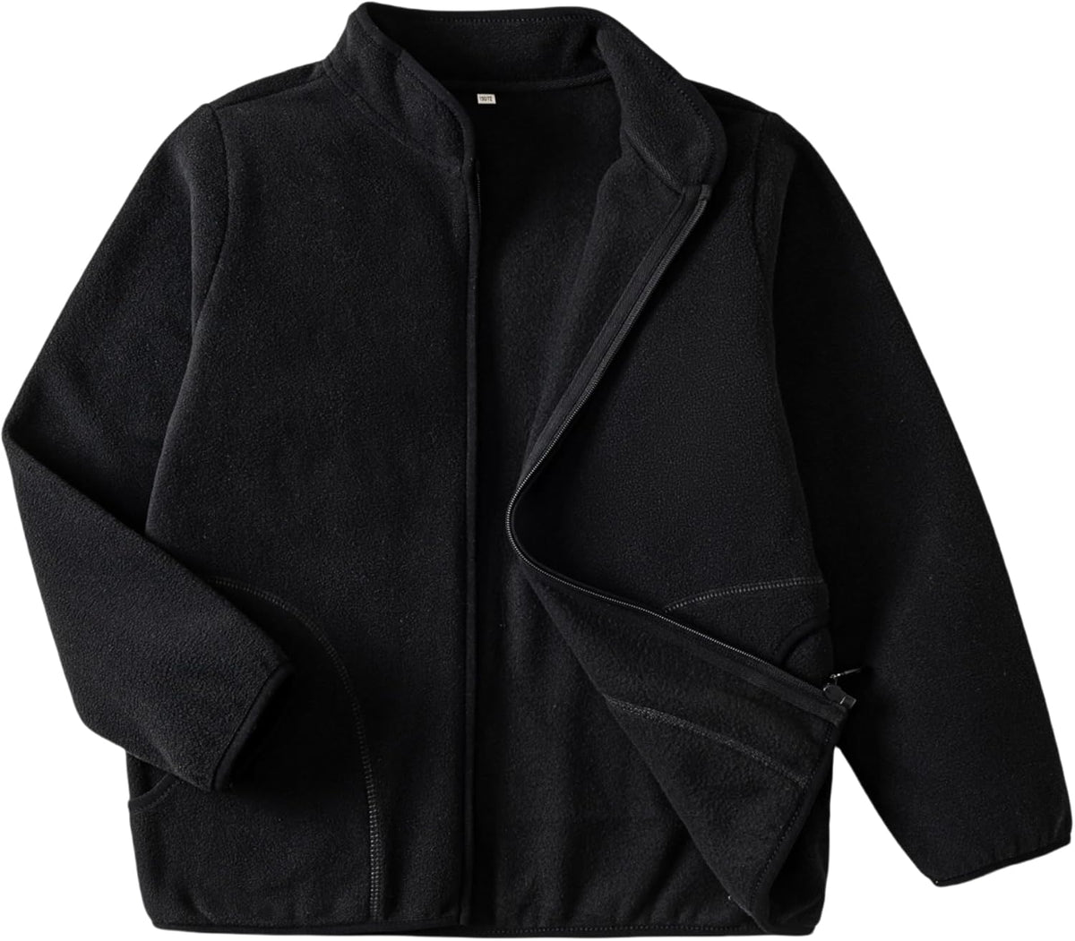 Toddler Fleece Jacket Kids Lightweight Outerwear Boys Girls Long Sleeve Fall Spring Coat 2-12 Years
