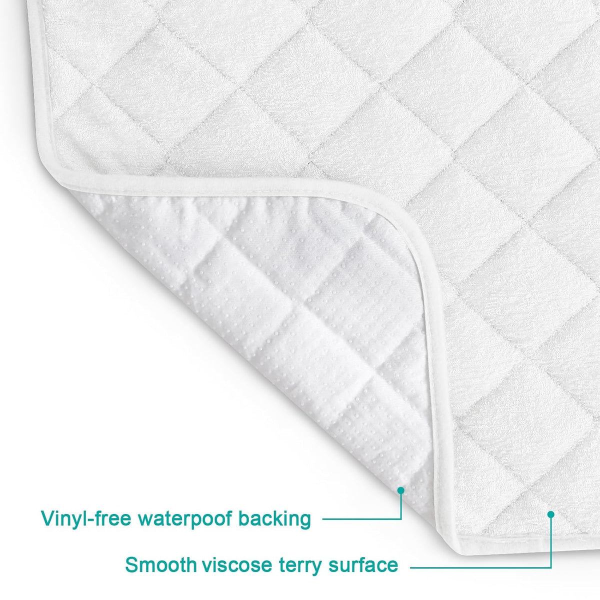 Changing Pad Liner - 5 Pack (Improved Thickness) 14" x 26" Superior Viscose Terry Surface