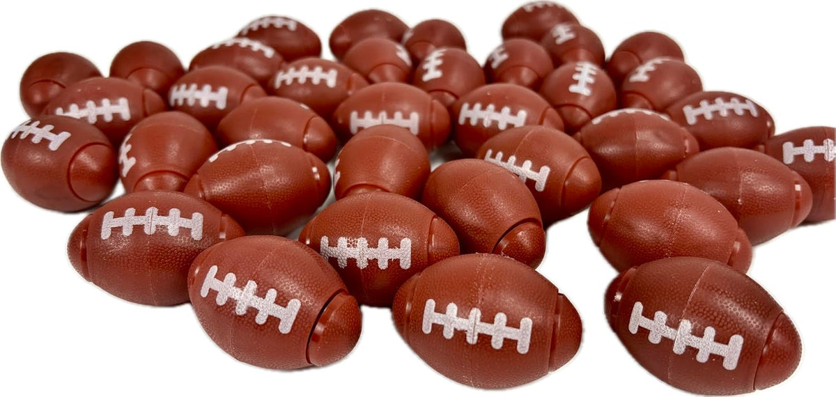 GIFTEXPRESS Football Fidget Spinners - 36 Piece Brown Color Kids 2" Party Favor Toys - Bulk Mini